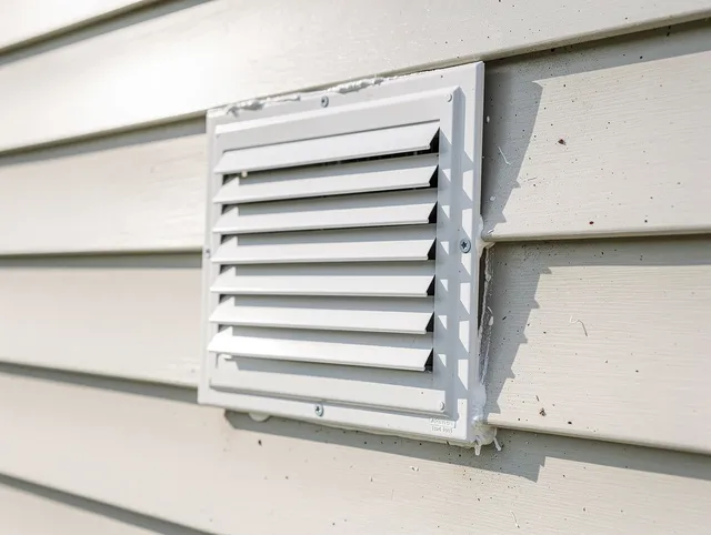 Expert vent cover replacement by Green Dryer Vent Cleaning in Green