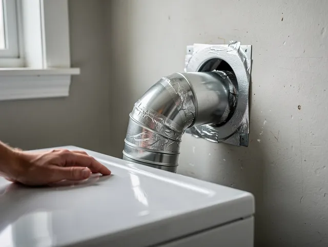 Green Dryer Vent Cleaning expert performing professional dryer vent repair and installation in Green