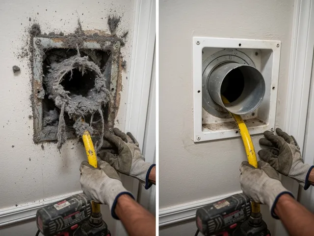 Expert gas dryer vent cleaning by Green Dryer Vent Cleaning in Green