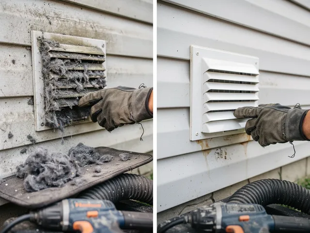 Residential dryer vent cleaning by Green Dryer Vent Cleaning in Green